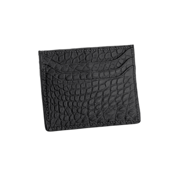 Maxim kortholder i sort - Ægte Alligator læder fra RIOS1931